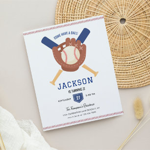 Papier BUDGET Minimaliste Baseball Batting Up Anniversair