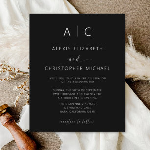 Papier Budget Minimaliste Moderne Mariage de calligraphie