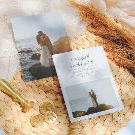 Papier Budget Minimaliste Typographie Chic 2 Mariage phot