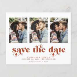 Papier Budget Modern Earth Tones 3 Photo Enregistrer la d