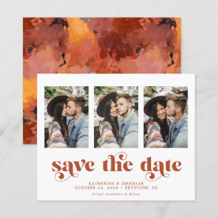 Papier Budget Modern Earth Tones 3 Photo Enregistrer la d