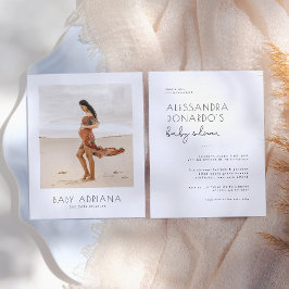 Papier Budget moderne Boho Grossesse Baby shower photo