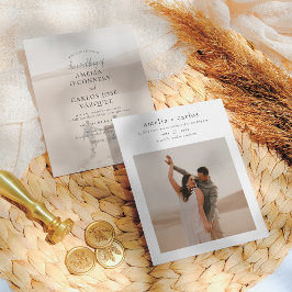 Papier Budget Moderne Boho Style Simple 2 Mariage photo