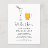 BUDGET Moderne Bubbles & Brews Couples Douche