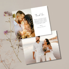 Papier Budget Moderne Mariage photo Merci