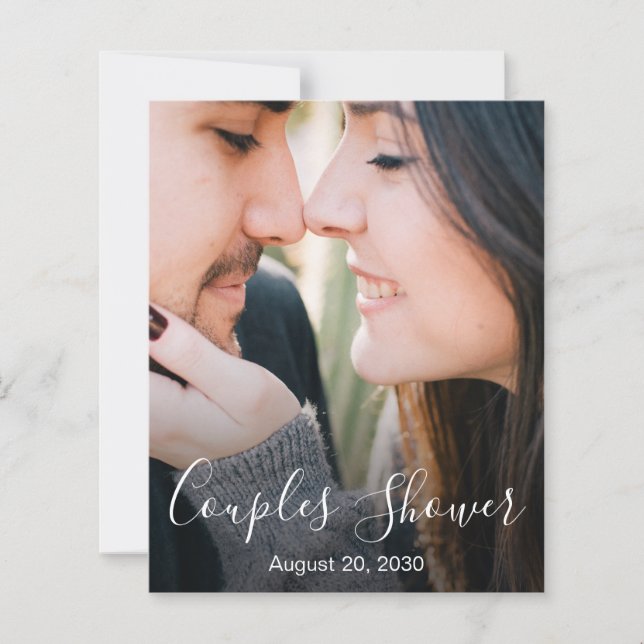 Papier Budget Moderne Photo de Script de Mariage pour les (Devant)