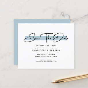 Papier Budget Moderne Script Minimaliste Enregistrer La D