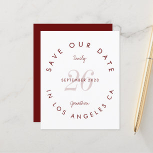 Papier Budget Moderne Typographie Bourgogne Enregistrer L