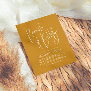 Papier Budget Mustard Brunch & Bubbly Fête des mariées