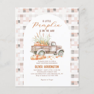 Papier BUDGET Neutre Un petit Baby shower de camion Citro