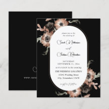 Budget noir & Mariage naturel - Noir