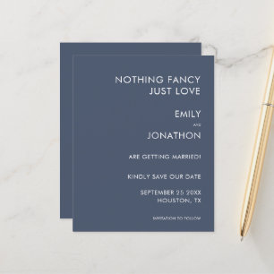 Papier Budget Nothing Fancy Just Love Marine Enregistrer 