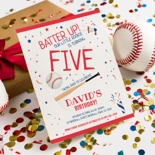 Papier Budget Notre Petite Rookie Baseball Anniversaire I