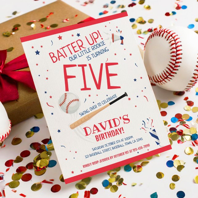 Papier Budget Notre Petite Rookie Baseball Anniversaire I (Créateur téléchargé)