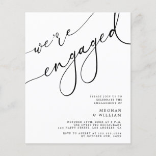 Papier Budget Nous sommes engagés Engagement Party Invita