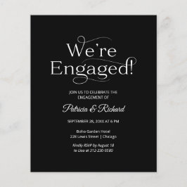 Papier Budget Nous sommes engagés Engagement Party Invita