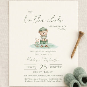 Papier Budget Nouveau dans le Club Ours de golf Baby Show
