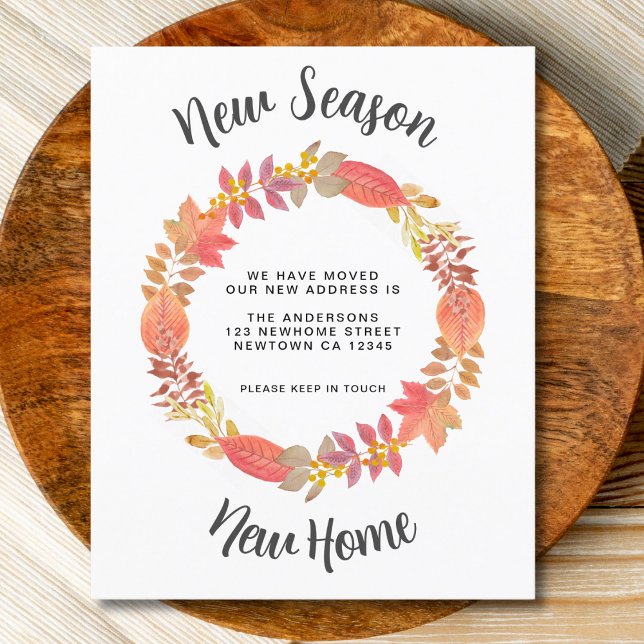 Papier Budget Nouvelle saison Nouvelle maison Faire-part  (Créateur téléchargé)