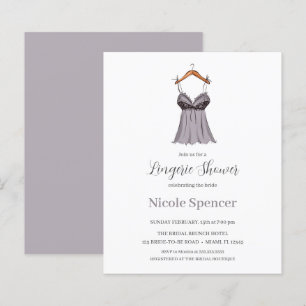 Papier BUDGET Ooh La La Lingerie Robe Bridal SHOWER