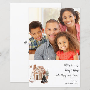 Papier Budget Pain d'épice Maison et Cookies de Noël Note