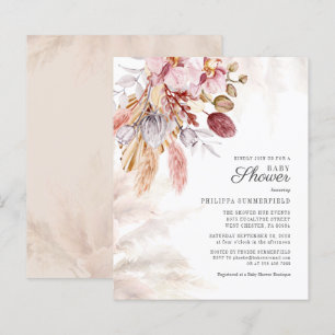 Papier Budget Pampas Fleurs séchées Grass Baby shower fil