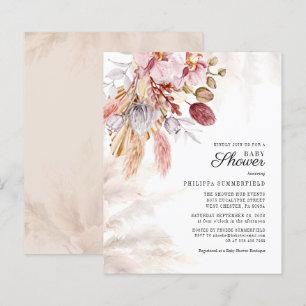 Papier Budget Pampas Grass séché Foliage Fille Baby showe