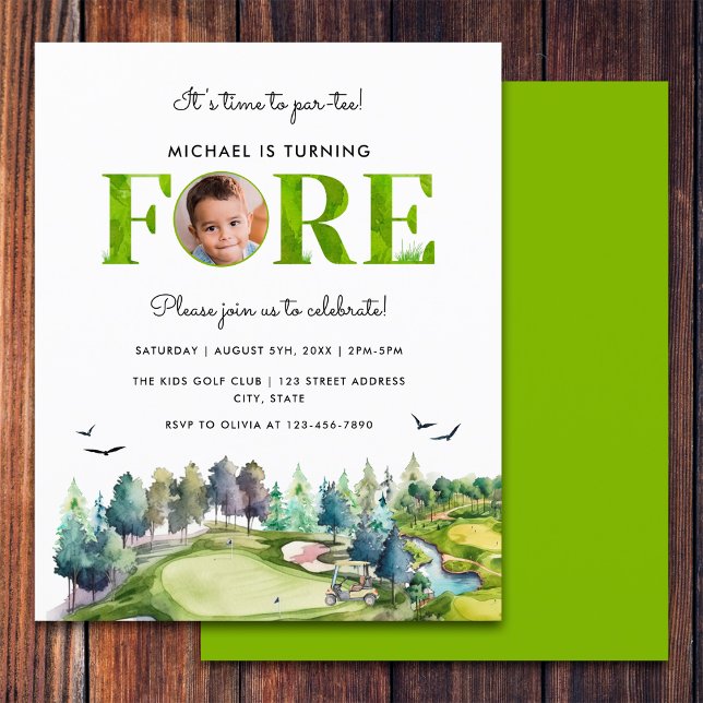 Papier Budget Par tee 4e anniversaire Premier anniversair (Front and Back)