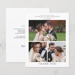 Papier Budget Photo Collage Mariage Merci