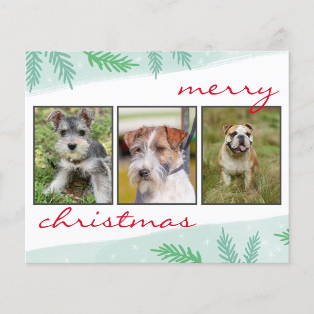 Papier Budget Photo Joyeux Noël (Devant)