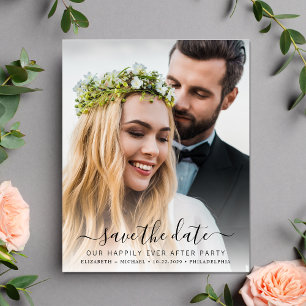 Papier Budget Photo Mariage Réception Enregistrer La Date