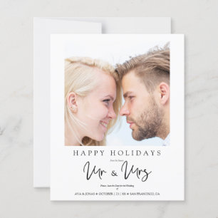 Papier Budget Photo Whimsical MR & MRS Mariage de Noël