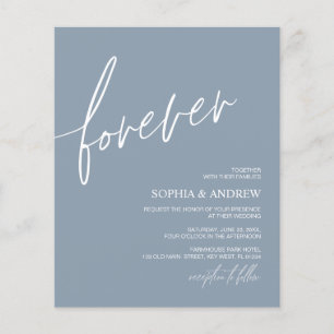 Papier Budget pour l'amour perpétuel Dusty Blue Faire-par