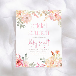 Papier Budget pour le petit déjeuner de mariage floral ro