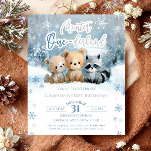 Papier Budget pour le premier anniversaire de l'ours d'hi