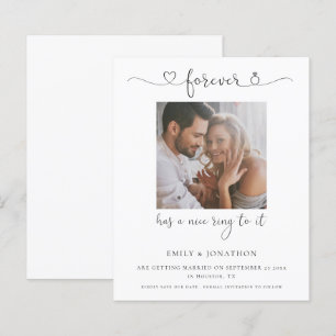 Papier Budget Pour Toujours A Bague À Il Photo Enregistre