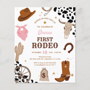 Papier Budget Premier Rodéo Wild West Girl Premier annive