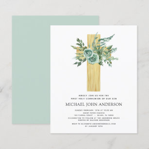 Papier Budget Première Communion Sainte Verdure Eucalyptu