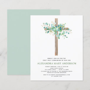 Papier Budget Première Communion Sainte Verdure Eucalyptu