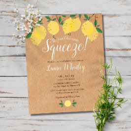 Papier Budget principal Squeeze Lemon Invitation à la dou