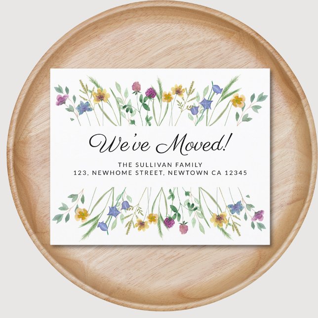 Papier Budget que nous avons déplacé Faire-part de déplac (Créateur téléchargé)