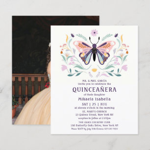 Papier Budget Quinceañera Papillon Rose Violet Photo