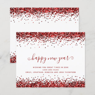 Papier Budget Red Parties scintillant Frontières Bonne Ca