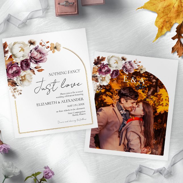 Papier Budget Rien De Chic | Faire-part de mariage photo (Créateur téléchargé)