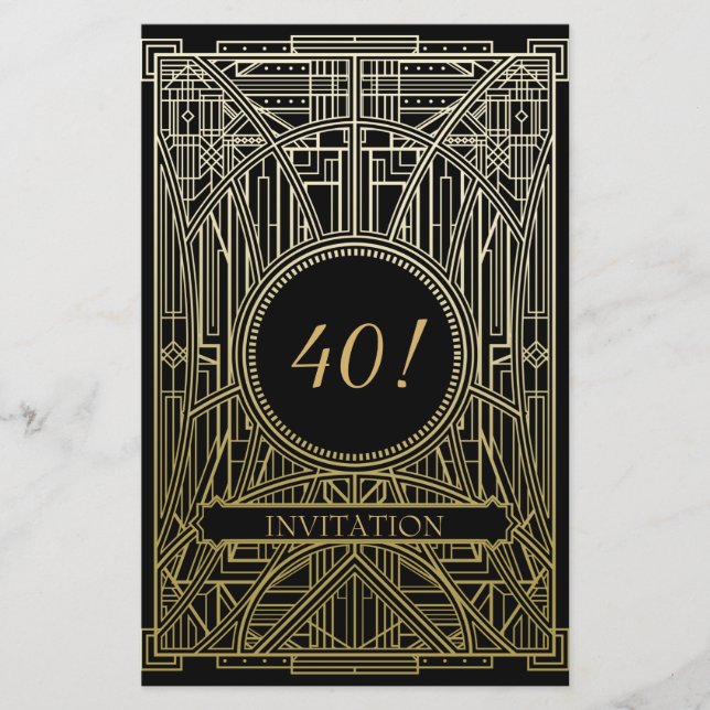 Papier Budget Roaring 20s art Grande (Devant)