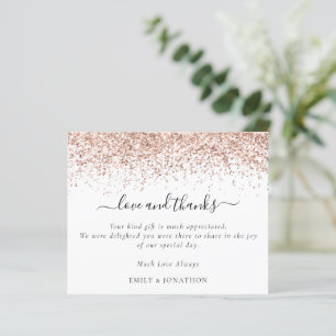 Papier Budget Rose Gold Parties scintillant Amour et Merc