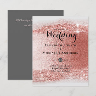 Papier Budget Rose Parties scintillant or  Foil Look Mari