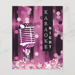 Papier Budget Rose Sweet 16 Karaoke Invitation