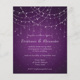 Papier Budget Royal Purple & String Lights Soirée