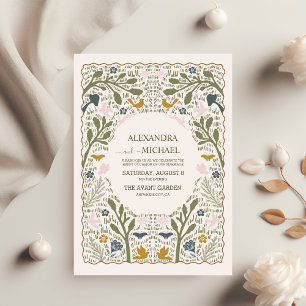 Papier Budget Rustic Green Woodland Mariage