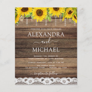 Papier Budget Rustique Agritourisme tournesol Rustique Ma